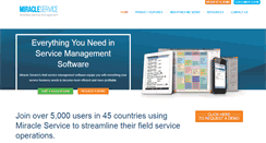 Desktop Screenshot of miracleservice.com